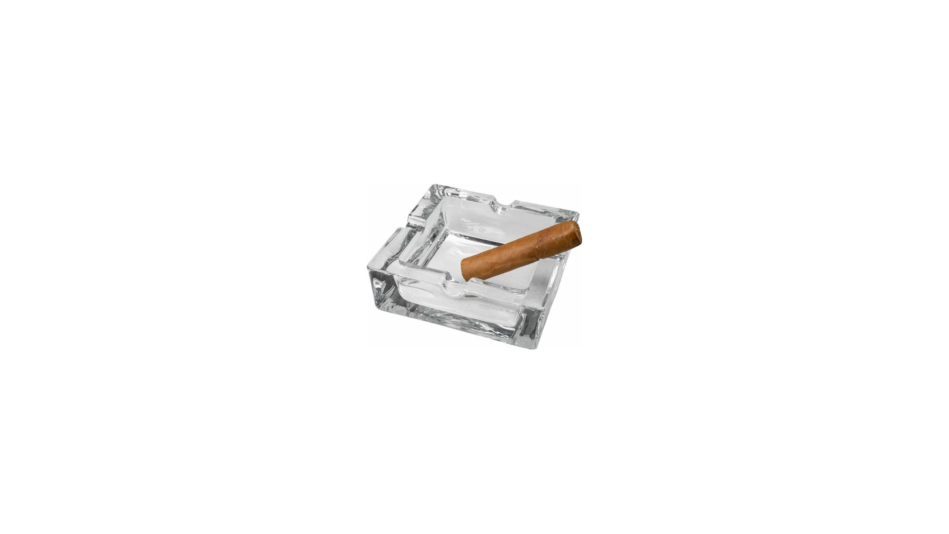 Zigarrenaschenbecher Glas Transparent 4er im Cigarmaxx Shop kaufen.